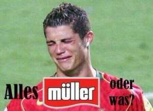 Christiano Ronaldo Null - Mueller Vier